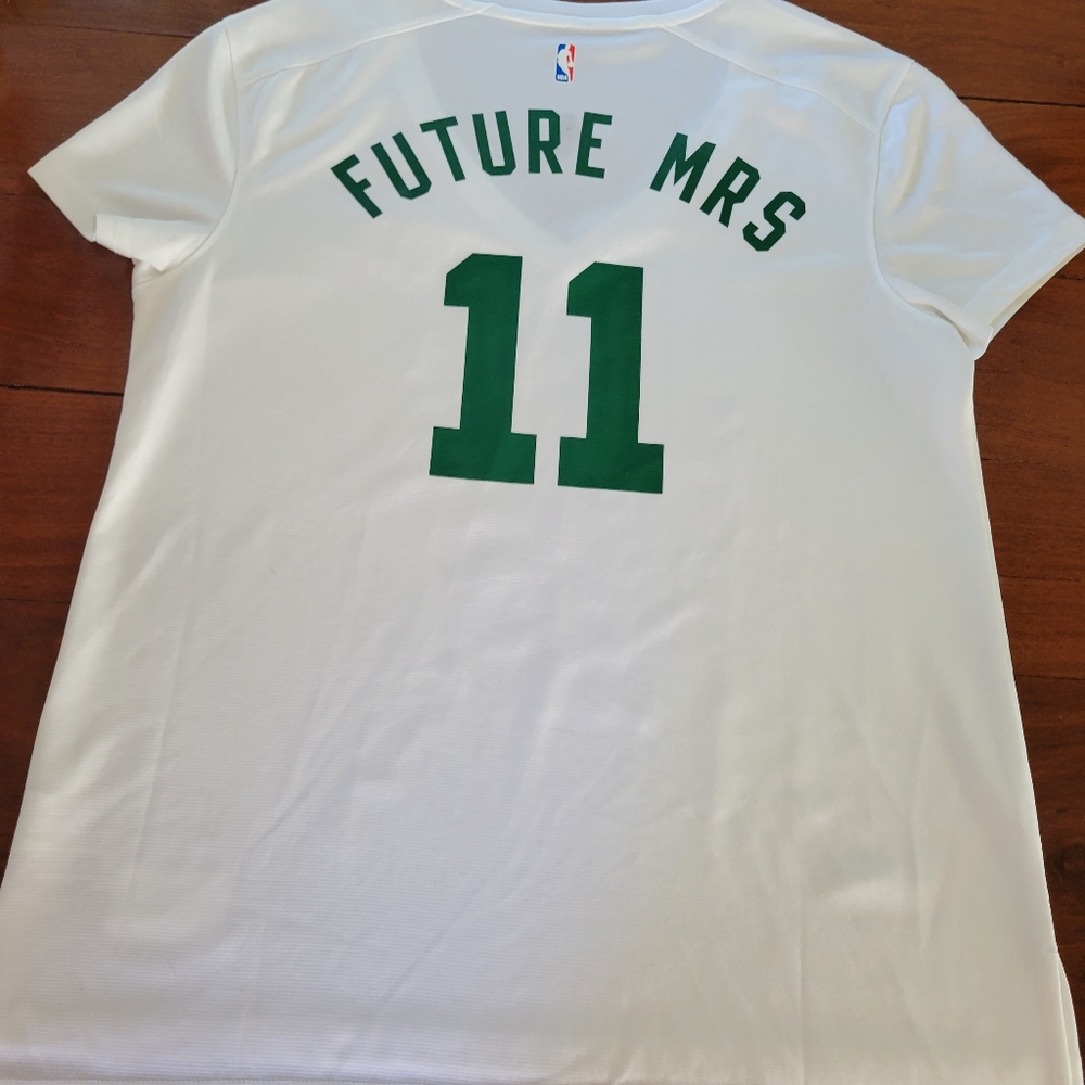 Custom Large Celtics Future Mrs White V-neck